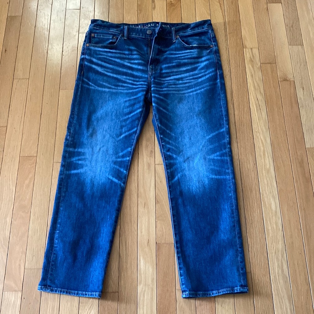 Mens American eagle original straight jeans size 36/30